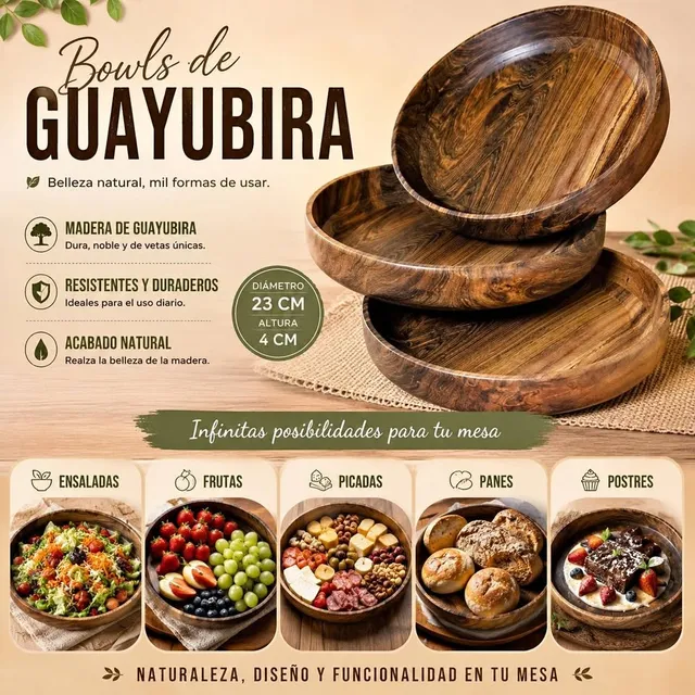 Ficha de Bowls de guayubira