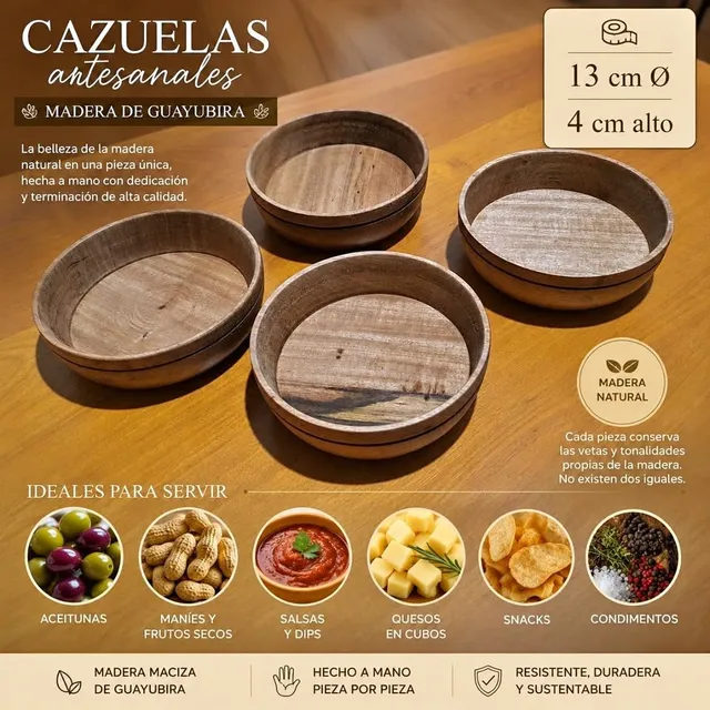 Ficha de Cazuelas artesanales