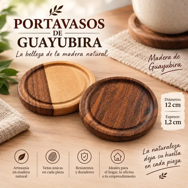 Ficha de Porta vasos de Guayubira