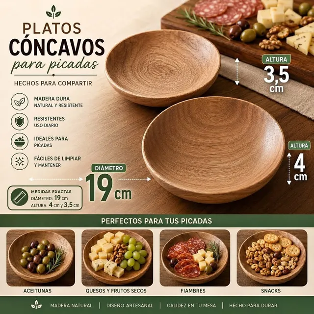 Ficha de Platos cóncavos