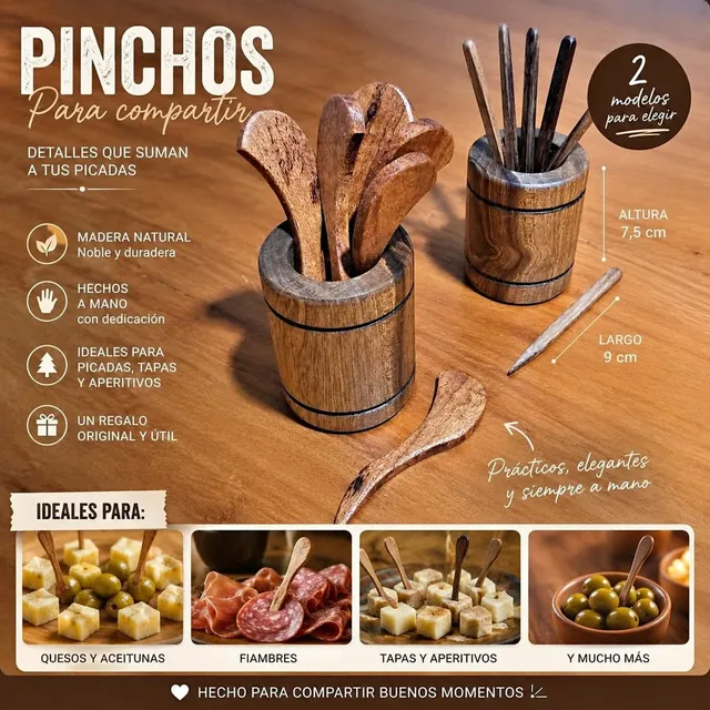 Ficha de Pinchos para picadas
